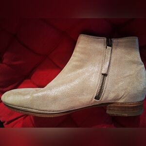n.d.c. Cream Ankle Boots